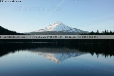 File ảnh canh tuyet tren dinh nui 589 (gốc) in poster