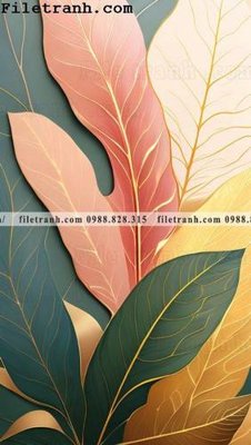 File tranh chiec la nhe nhang hien dai sang trong 123 (ảnh gốc) cho in ấn kỹ thuật số