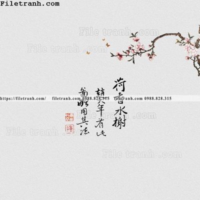 File ảnh chim trung quoc thu phap 115 (gốc) in biển hiệu