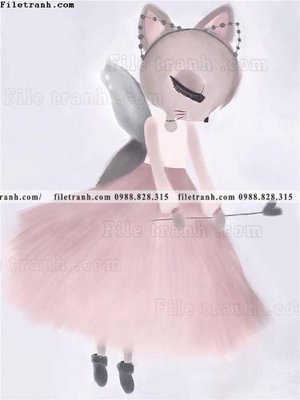 File tranh co gai nhay mua mau nuoc 517 (gốc) chủ đề thành phố