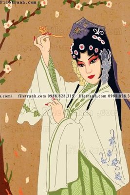 File PSD co gai trung quoc trang diem mat Kinh kich 508 (bản gốc) dễ dàng edit