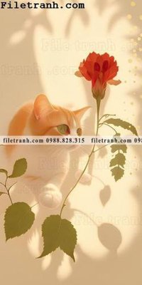 File tranh con meo truu tuong 128 (gốc) chủ đề thiên nhiên