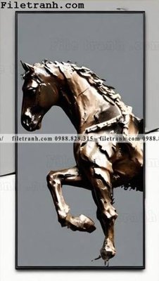 File tranh gốc con ngua truu tuong moi 103 (bản quyền) Filetranh.com