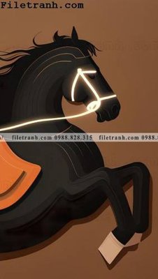 File gốc con ngua truu tuong moi 111 (phong cách) tối giản