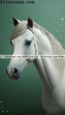 Download file gốc con ngua truu tuong moi 129 (in mica) 3D