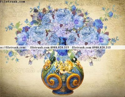 File in trần decor tranh bo tong hop 249 (file gốc) hoa văn 3D