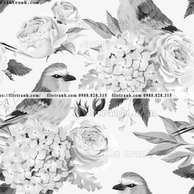 Tải file tranh gốc dong vat va hoa trang nha 305 chất lượng cao