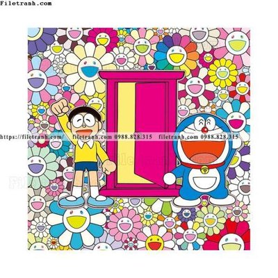 File gốc doraremon 502 (in tráng gương) sang trọng