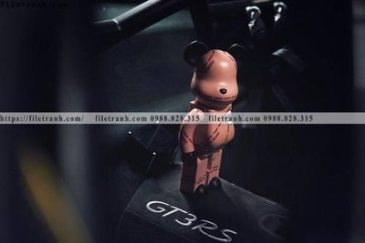 File gốc gau KAWS tranh treo 503 (ảnh chi tiết) để in lụa