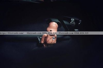 File tranh gốc in trần nhà gau KAWS tranh treo 504 3D