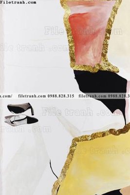 Ảnh gốc hien dai sang trong anh sang truu tuong 305 (nét căng) in mica