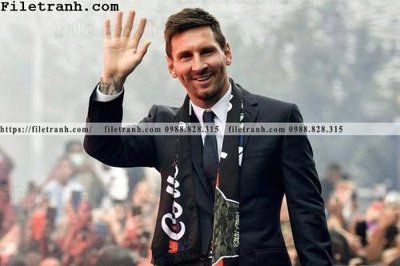 Tải file hinh anh cau thu bong da Messi 136 (gốc) làm file tranh quảng cáo