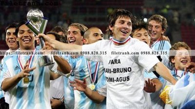 Download file gốc hinh anh cau thu bong da Messi 169 (in mica) logo