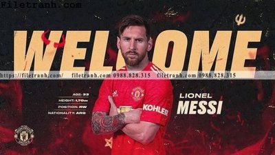 Download file tranh PSD hinh anh cau thu bong da Messi 184 để chỉnh sửa