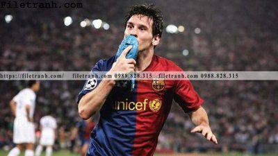 File tranh gốc hinh anh cau thu bong da Messi 215 (sắc nét từng chi tiết)