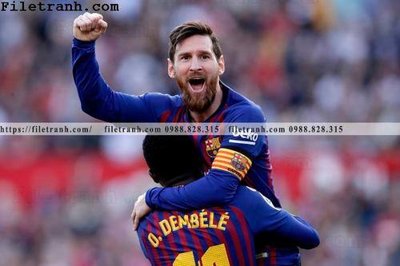 File tranh hinh anh cau thu bong da Messi 238 (file gốc) chủ đề phong thủy