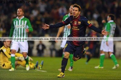 File tranh hinh anh cau thu bong da Messi 248 (gốc) chủ đề tĩnh vật
