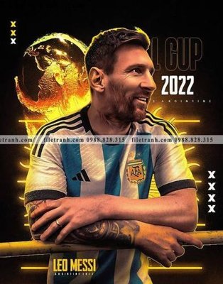 File tranh hinh anh cau thu bong da Messi 325 (ảnh gốc) sắc nét hoàn hảo