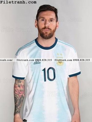 Download file hinh anh cau thu bong da Messi 335 (gốc) in mica đèn LED