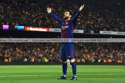 Download file gốc hinh anh cau thu bong da Messi 341 (in lụa) cao cấp