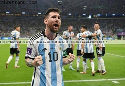 File gốc hinh anh cau thu bong da Messi 347 (chuẩn màu) cho in offset
