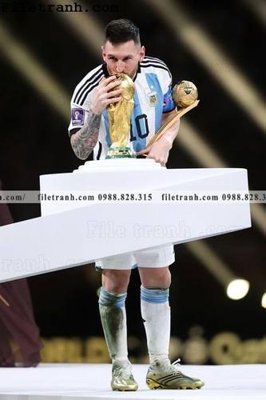 File gốc hinh anh cau thu bong da Messi 388 (in mica) làm bảng hiệu