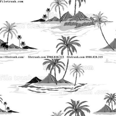 File tranh hinh anh cay dua nhiet doi 1536 (gốc) chủ đề trẻ em