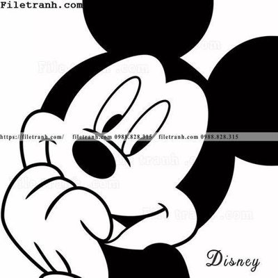 Tải file PSD hinh anh chuot Mickey 104 (nguyên layer) để in