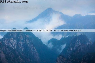 File tranh hinh anh dinh nui may va bien 127 (ảnh gốc) in trần nhà