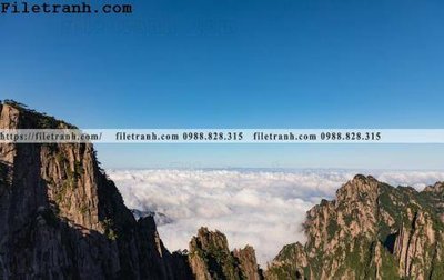 File gốc hinh anh dinh nui may va bien 138 (in tráng gương) nghệ thuật