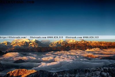 File gốc hinh anh dinh nui may va bien 189 (in tráng gương) ốp tường