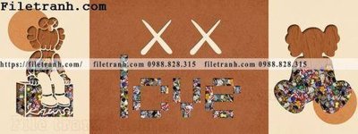 File ảnh hinh anh gau kaws phien ban nam ngang phong khach 107 (gốc) cho trang trí nhà hàng