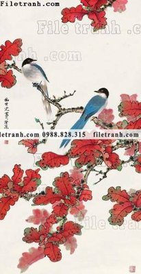 File tranh hinh anh hoa chim co 669 (ảnh gốc) chi tiết rõ ràng
