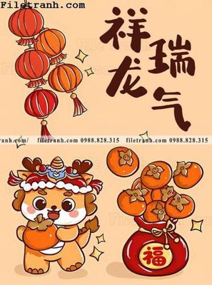 File tranh gốc hinh anh le hoi don nam con Rong 130 (sắc nét từng chi tiết)