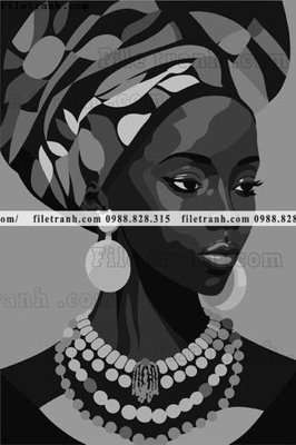 File tranh hinh anh nguoi phu nu phong cach dan toc 1501 (ảnh gốc) chi tiết rõ ràng