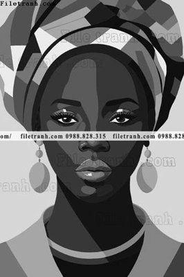 File gốc hinh anh nguoi phu nu phong cach dan toc 1506 (in tráng gương) ốp tường