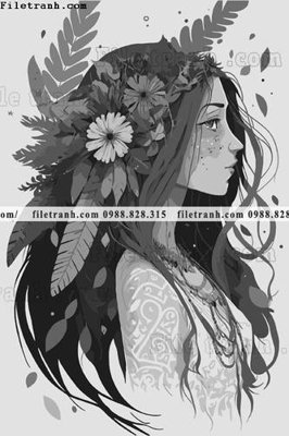 File gốc hinh anh nguoi phu nu phong cach dan toc 1510 (bản quyền) cho in ấn