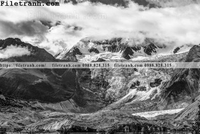 File PSD hinh anh nui den trang 101 (gốc) cho designer