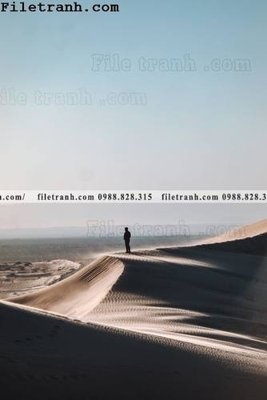 File tranh hinh anh phong canh sa mac yen tinh 119 (gốc) phong cách tối giản