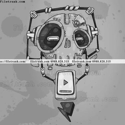 Tải file hinh anh robot steampunk 1520 (gốc) in ấn chất lượng