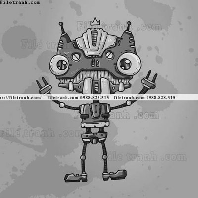 File ảnh hinh anh robot steampunk 1528 (gốc) in Hiflex