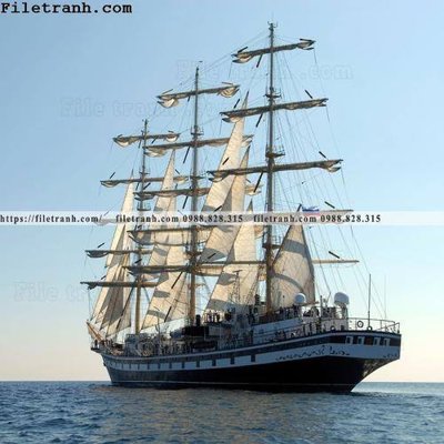 File ảnh hinh anh thuyen buom tren bien 134 (gốc) in decal dán tường