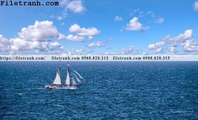 File PSD hinh anh thuyen buom tren bien 159 (bản gốc) đã tách nền