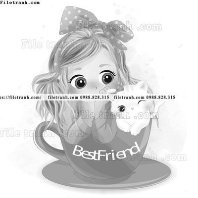 File gốc hinh anh vector co gai hoat hinh 1513 (cho in ấn) độc quyền