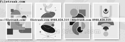 Download file hinh anh vector truu tuong Morandi 115 (gốc) in mica cao cấp