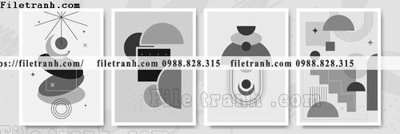 File tranh hinh anh vector truu tuong Morandi 118 (gốc) chủ đề tĩnh vật