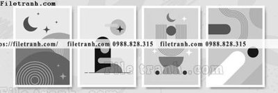 File gốc hinh anh vector truu tuong Morandi 130 (cho in 3D) độc đáo