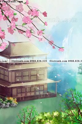 Tải file gốc hinh minh hoa phong canh Trung Quoc toa nha 512 (in khổ lớn) không mờ