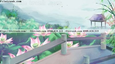 File tranh in mica hinh minh hoa phong canh Trung Quoc toa nha 536 (độ phân giải cao)