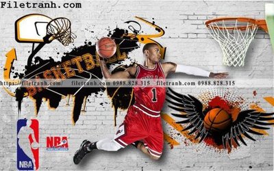 File tranh hinh nen tuong bong ro 105 (ảnh gốc) in trần nhà